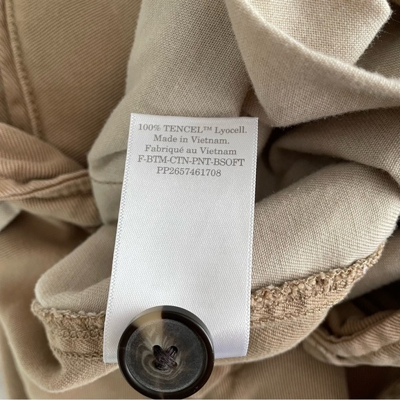 Everlane Sz 16 The TENCEL™ Relaxed Chino Tan Plus casual summer tapered - Picture 8 of 8